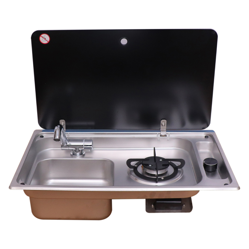 Kitchen Outdoor Camping - Universal RV Camping Sink Gas Stove,