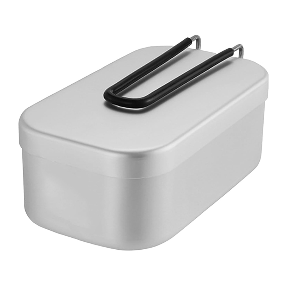 Outdoor Camping Cooking Equipment - 800ML Aluminum Lunch Boxes Outdoor Camping