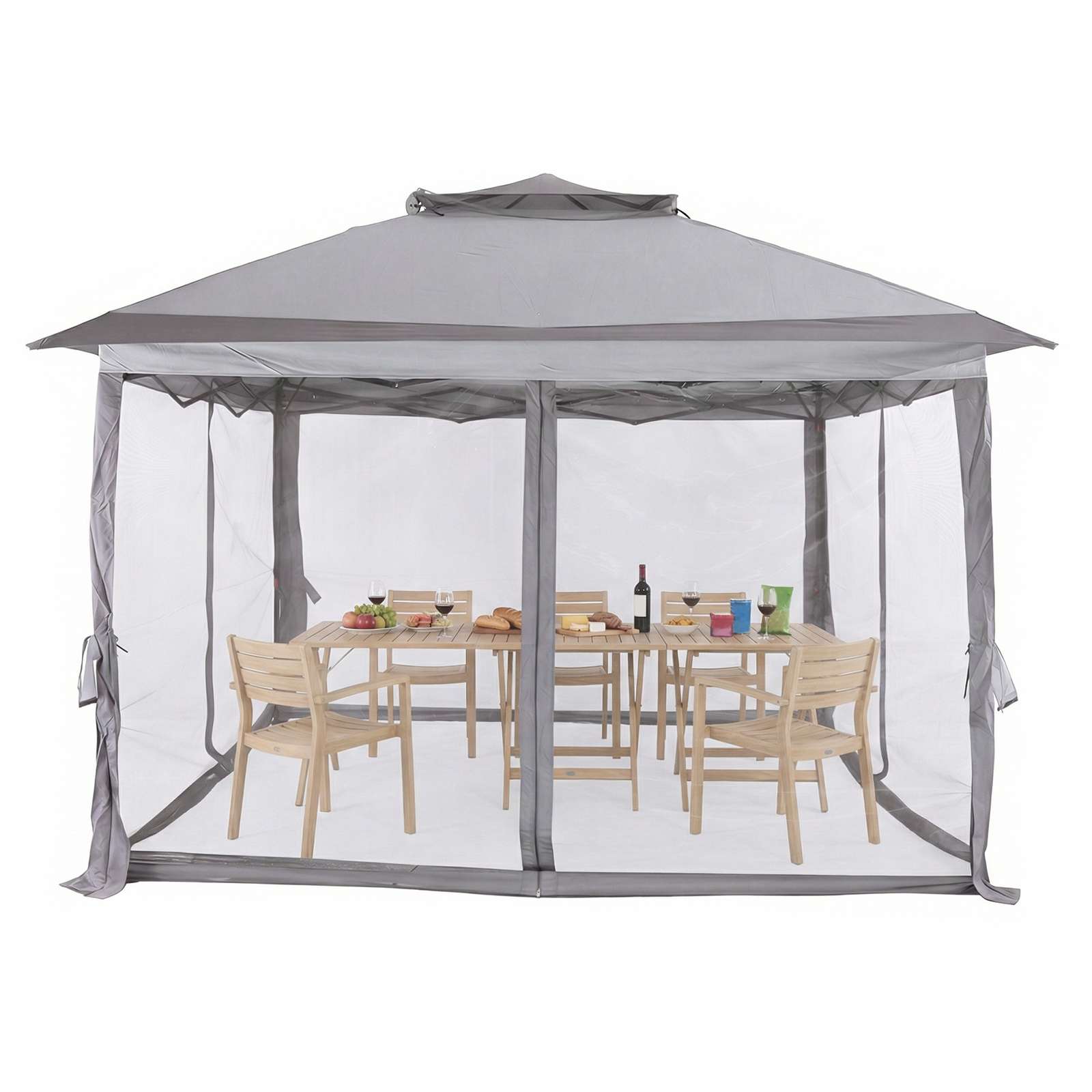 Outdoor Camping Mosquito Net - 10x10ft Portable Soft Top Gazebos with