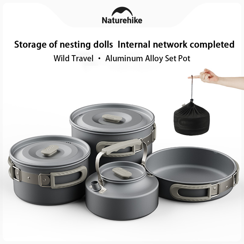 Outdoor Camping Cooking Equipment - Naturehike Outdoor Pot Set,Camping Cooking Equipment,Portable