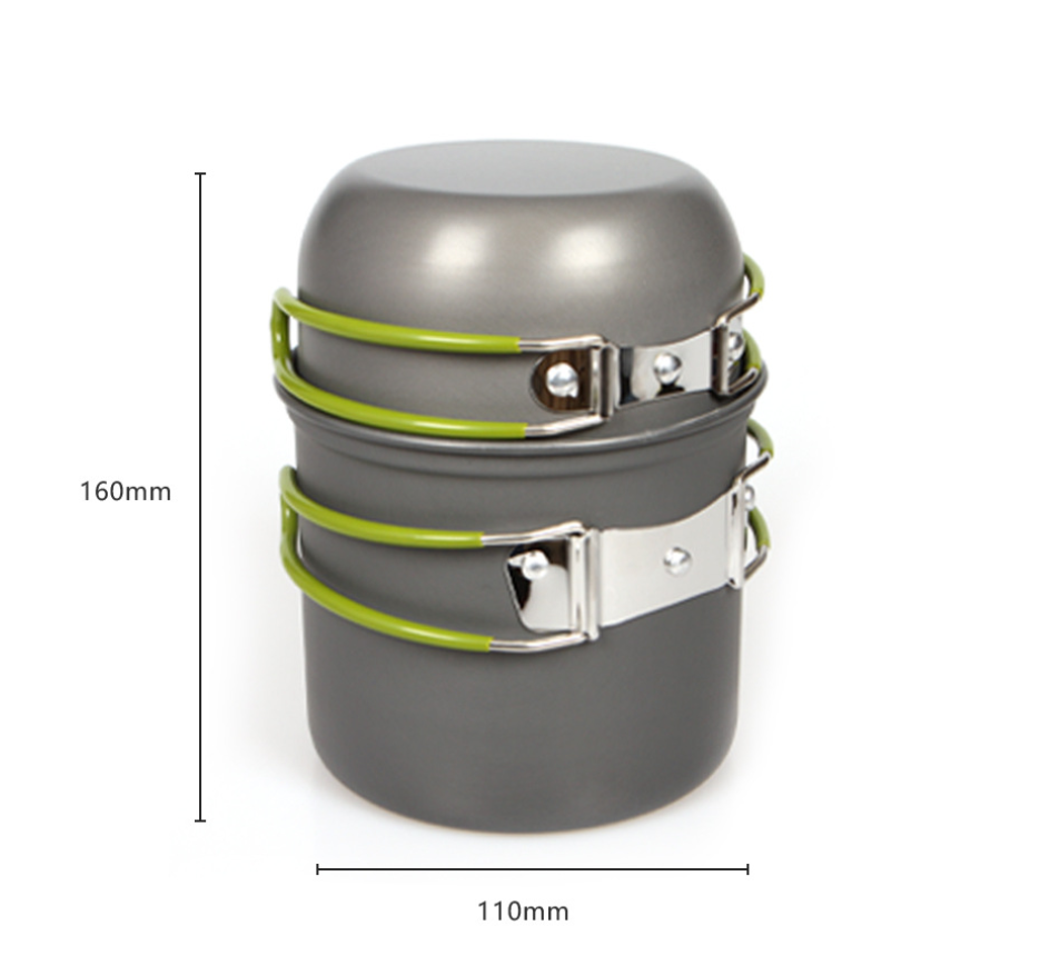 Ultralight Camping Pot Set: Ca - Outdoor Camping Cooking Equipment 评论和价格