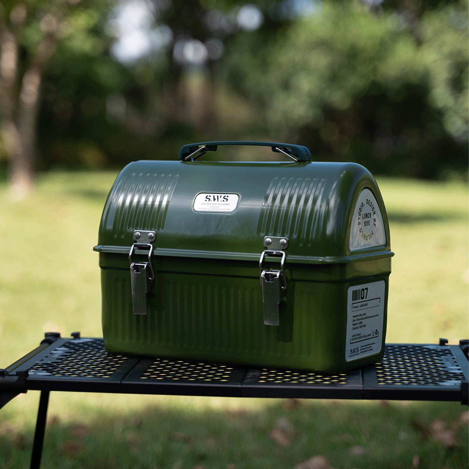 9.5L Vintage Camping Metal Lun - Outdoor Camping Stores 评论和价格