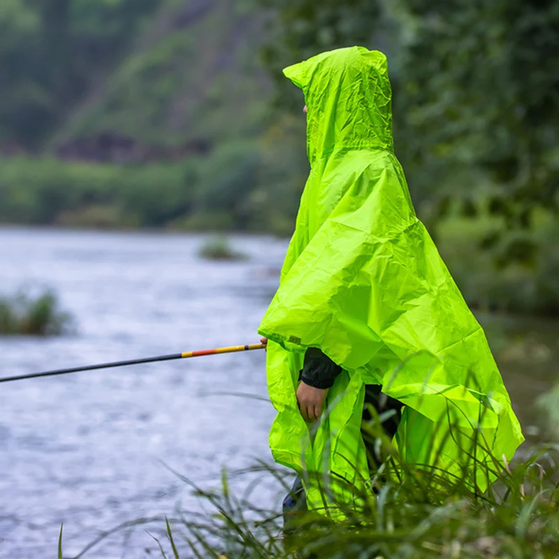 3 In 1 Waterproof Raincoat Lig - Camping Rain Poncho 评论和价格