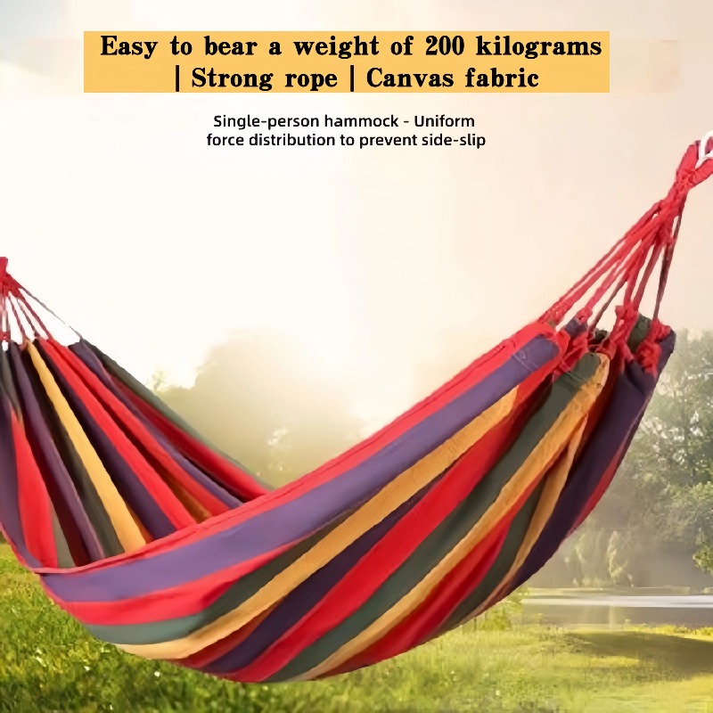 Thick Canvas Outdoor Hammock S - Outdoor Camping Stores 评论和价格