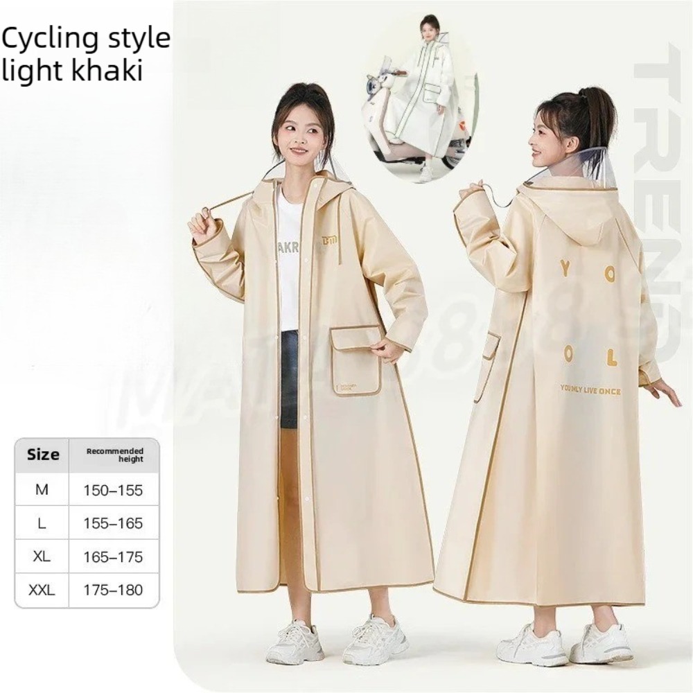 Waterproof  Hooded Raincoat, U - Camping Rain Poncho 评论和价格