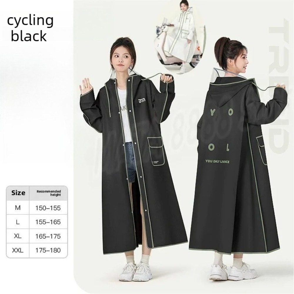 Waterproof  Hooded Raincoat, U - Camping Rain Poncho 评论和价格