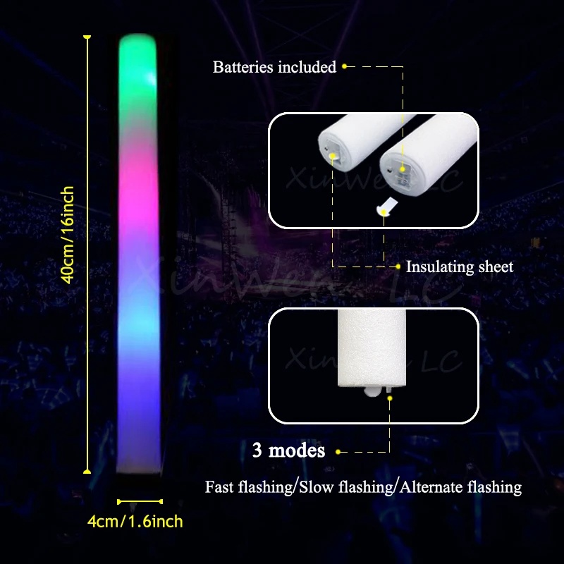 1/15/30Pcs Colourful Flashing  - Glow Sticks Survival 评论和价格