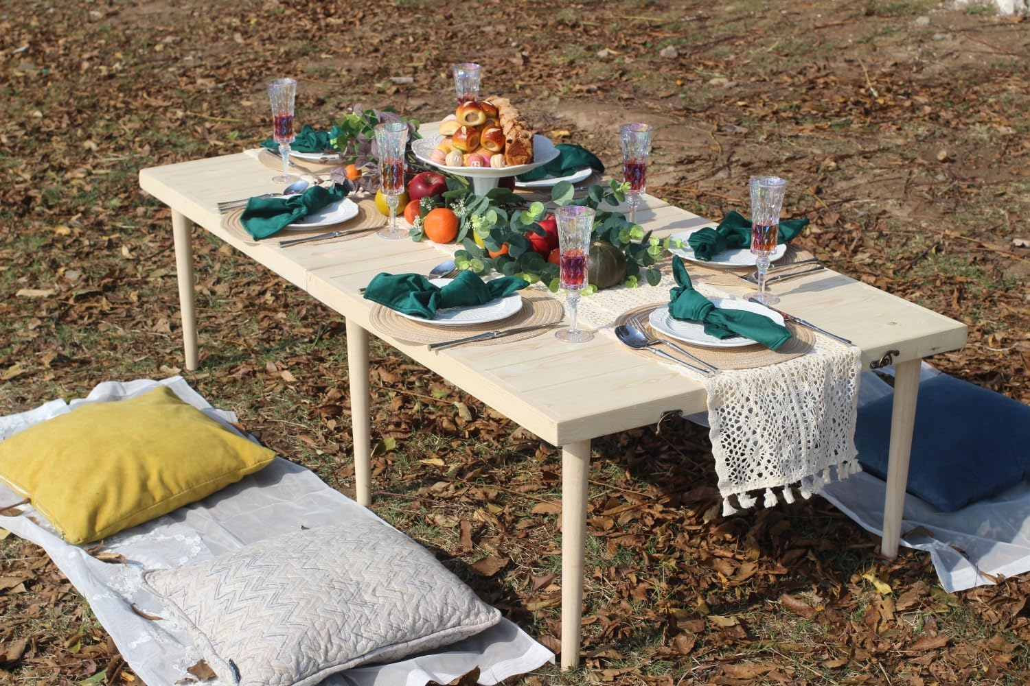 Boho Style Portable Pine Picni - Outdoor Camping Decor Ideas 评论和价格