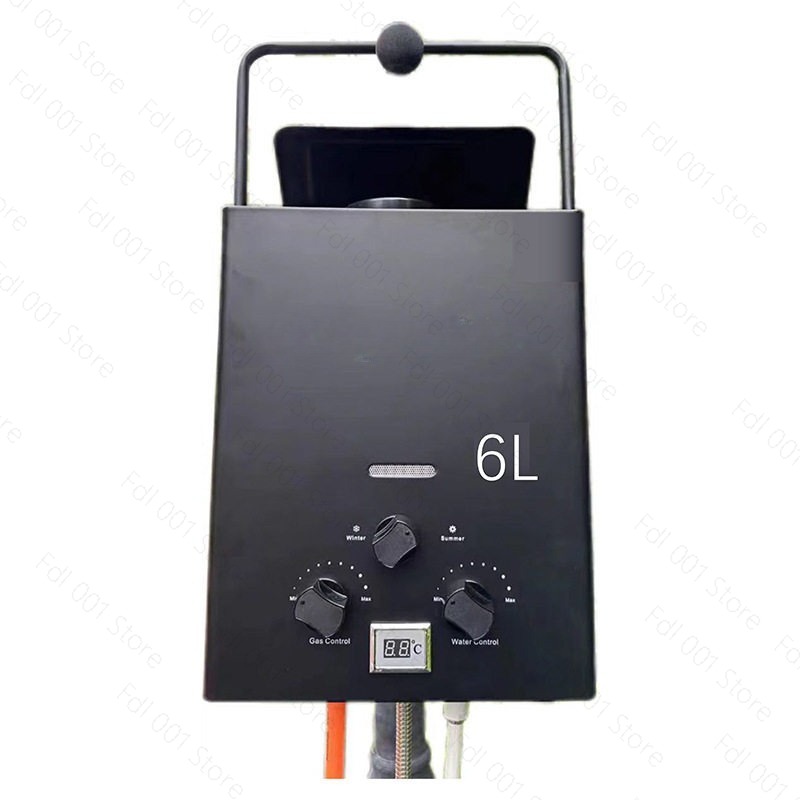 6L Portable Tankless Gas Water - Outdoor Camping Shower 评论和价格