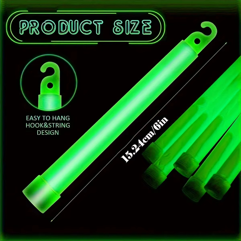 6-12PCS LED Glow Stick with Ho - Glow Sticks Survival 评论和价格