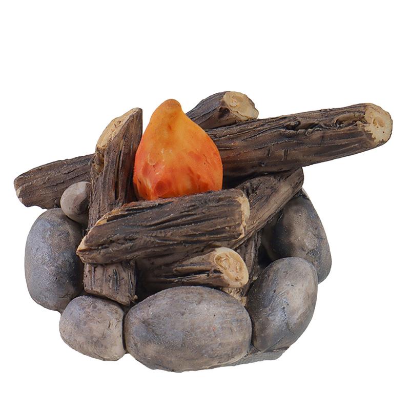 Miniature Campfire Ornament Fi - Camping Quiet 评论和价格
