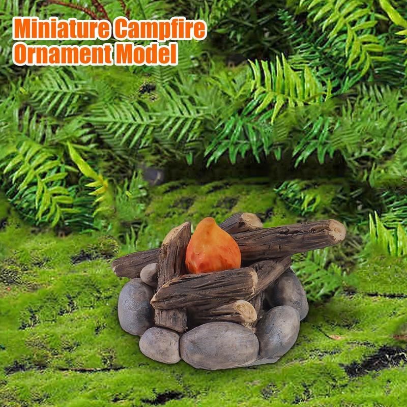 Miniature Campfire Ornament Fi - Camping Quiet 评论和价格