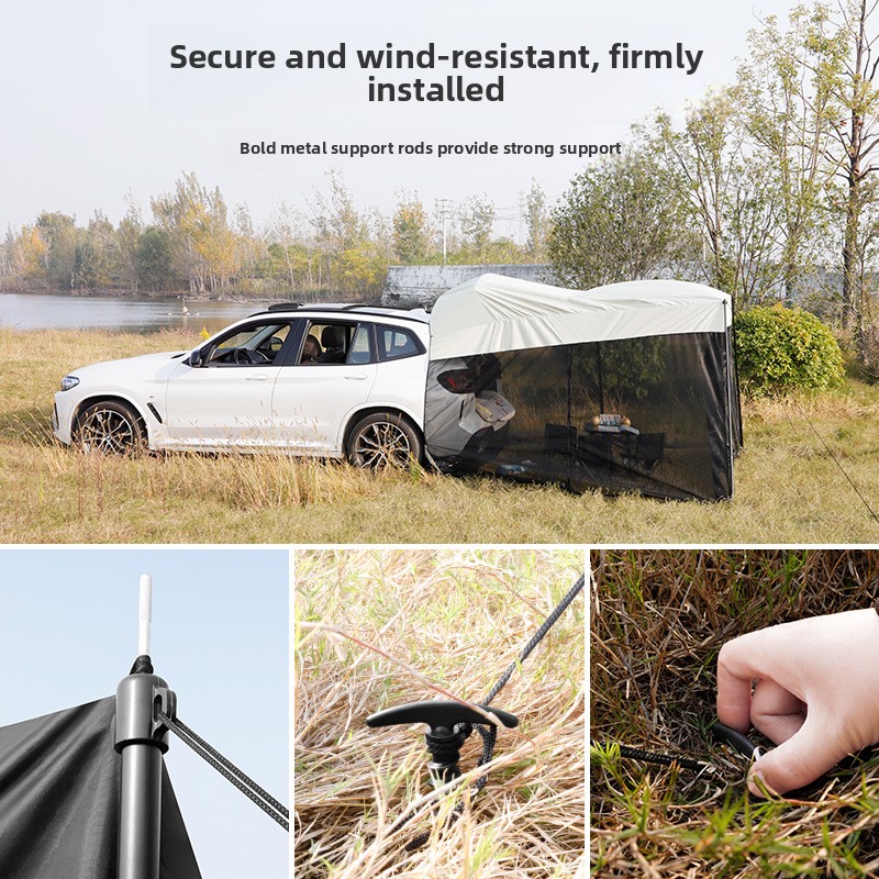 Car Trunk Tent, Outdoor SUV Ta - Outdoor Camping Mosquito Net 评论和价格