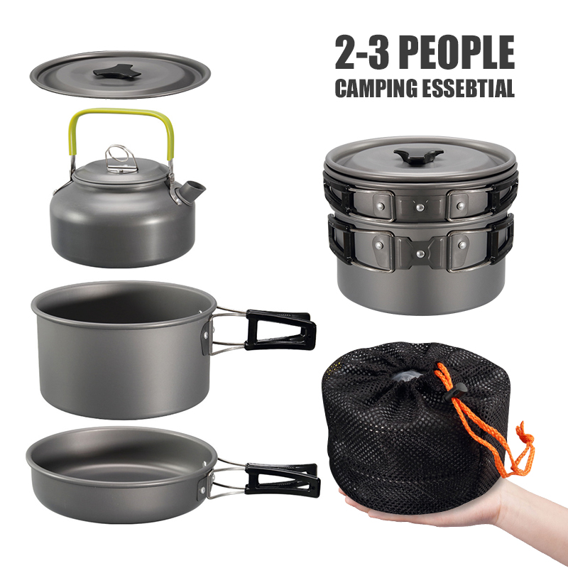 WESTTUNE Camping Cookware Kit  - Outdoor Camping Cooking Equipment 评论和价格
