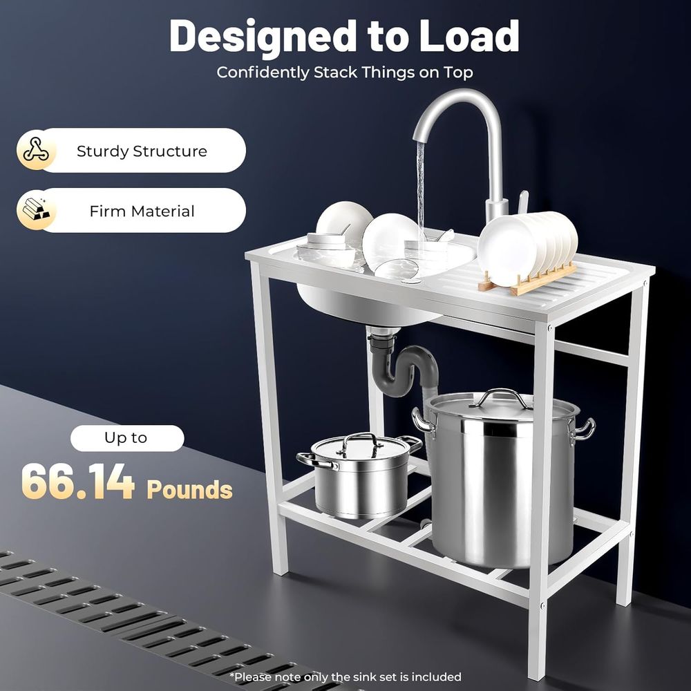 Portable Stainless Steel Laund - Kitchen Outdoor Camping 评论和价格