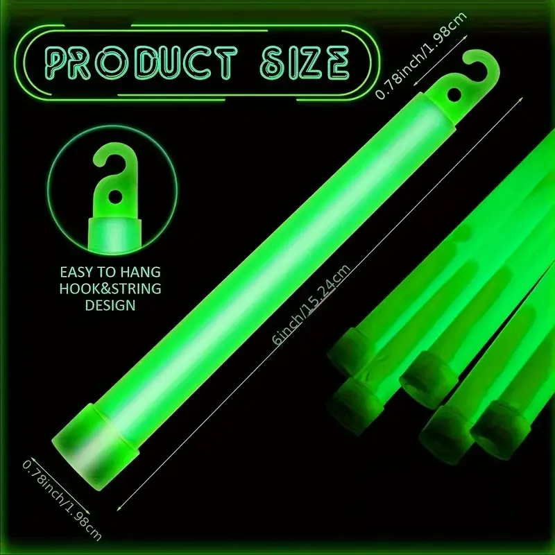 6-Inch Mini Glow Sticks with H - Glow Sticks Survival 评论和价格