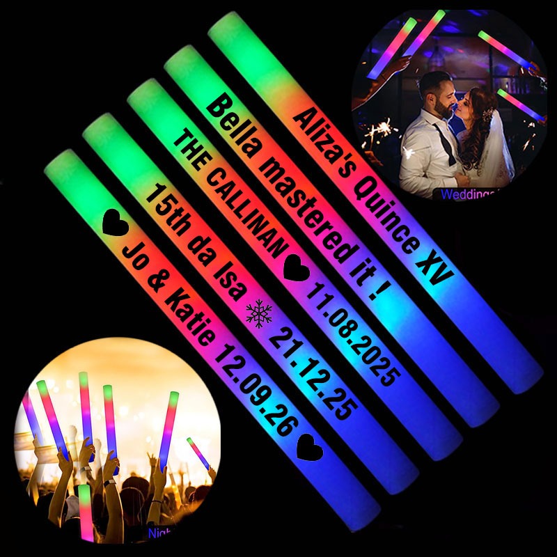 30pcs Customizable LED Glow St - Glow Sticks Survival 评论和价格