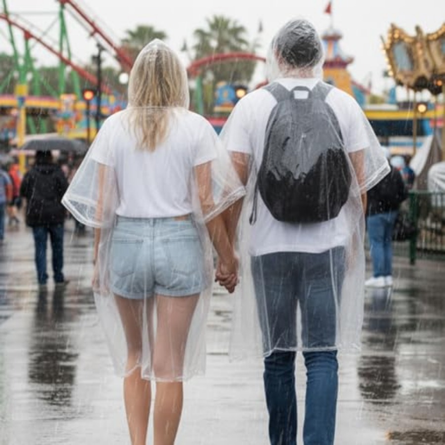 APEXUP Disposable Rain Ponchos - Camping Rain Poncho 评论和价格