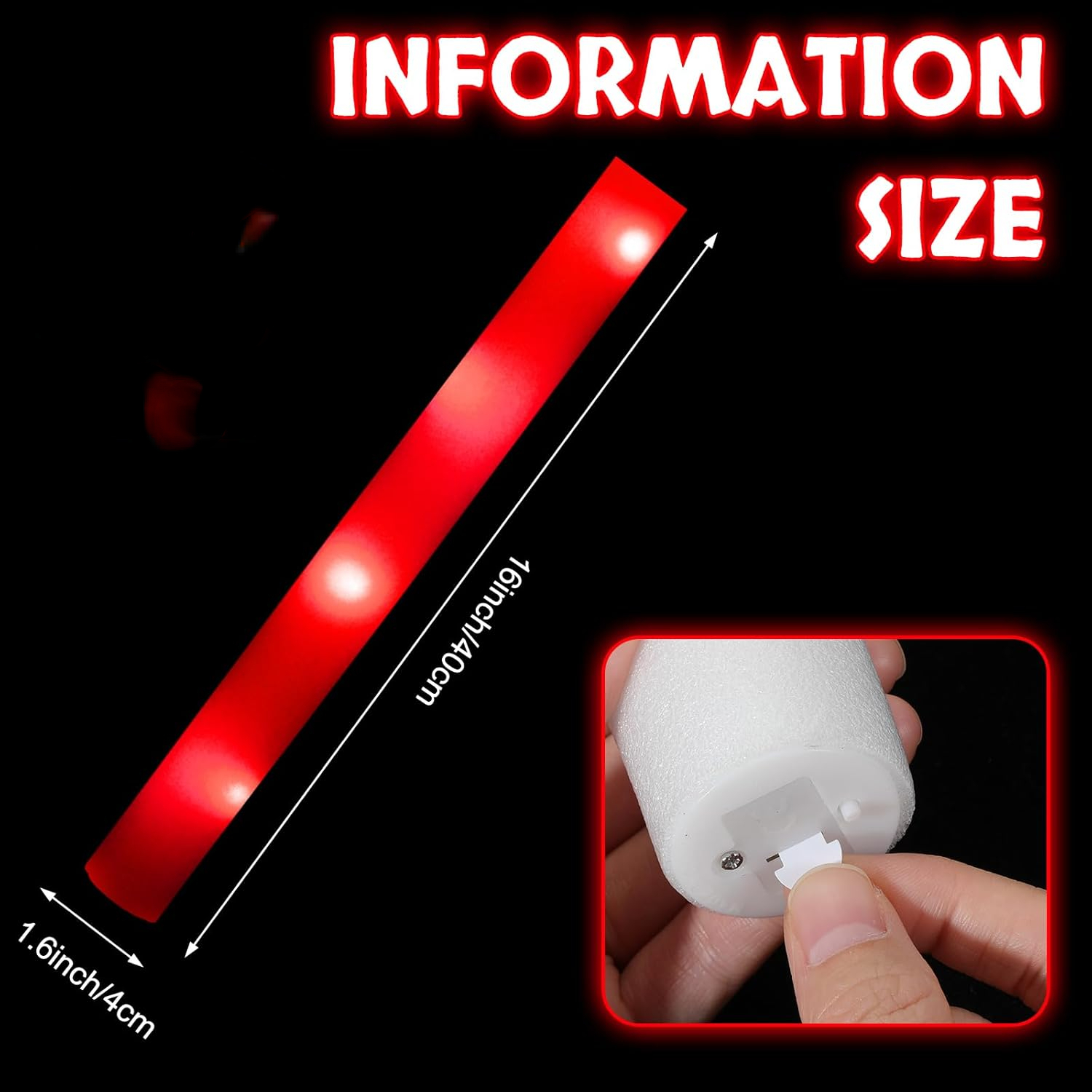 20/30pcs LED Glow Cheer Sticks - Glow Sticks Survival 评论和价格