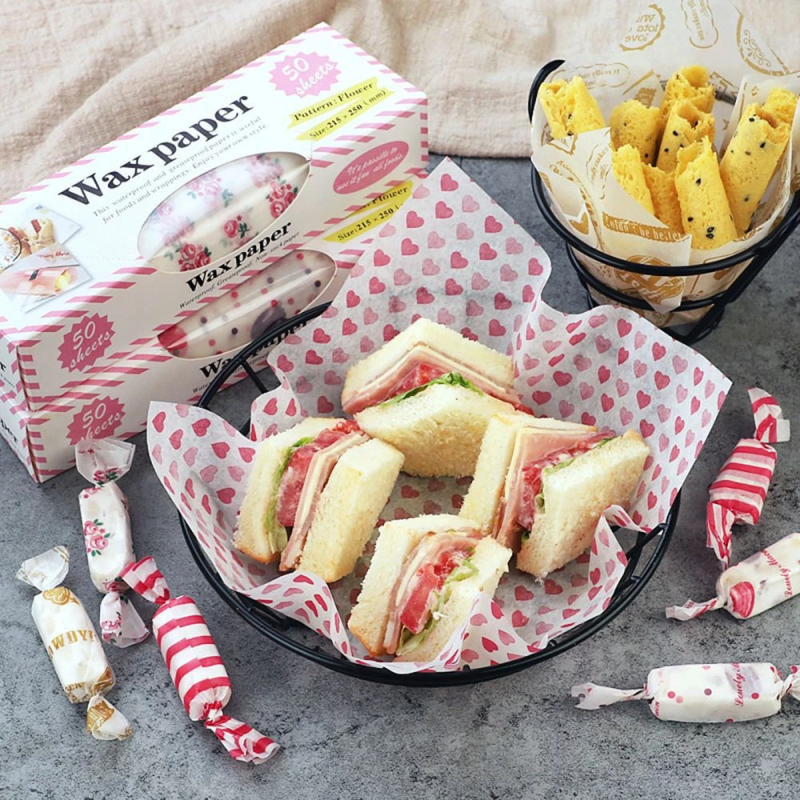50pcs Food Grade Wax Paper Cam - Kitchen Outdoor Camping 评论和价格