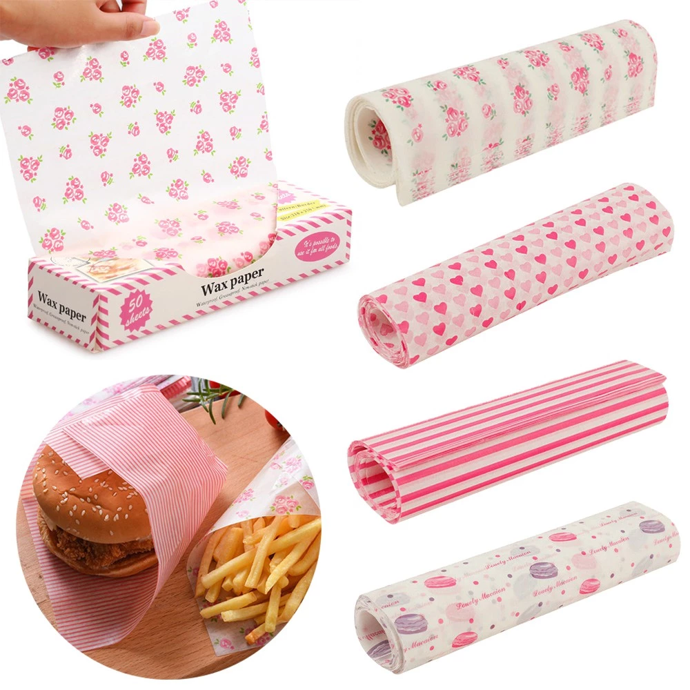 50pcs Food Grade Wax Paper Cam - Kitchen Outdoor Camping 评论和价格