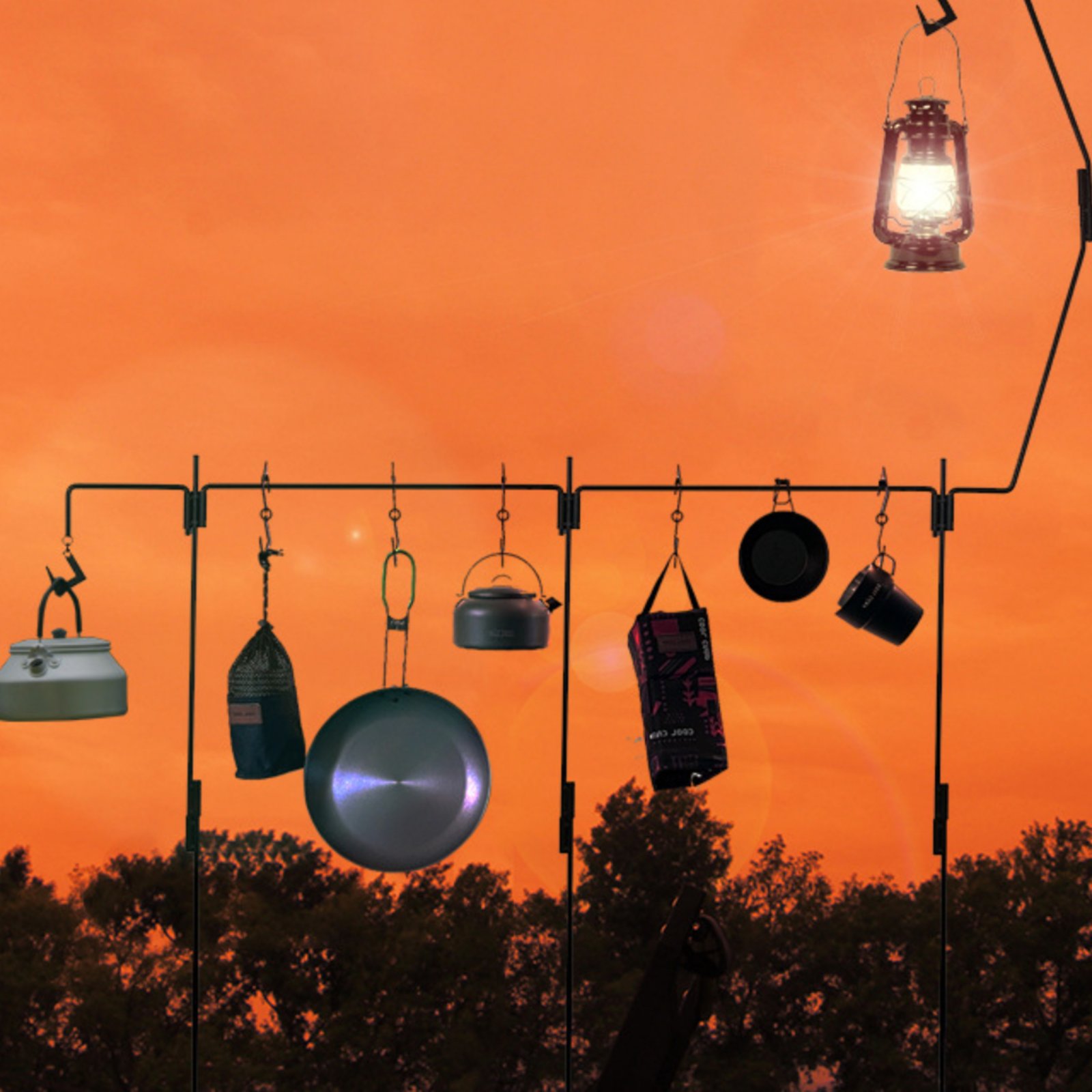 Camping Lantern Stand Easy to  - Kitchen Outdoor Camping 评论和价格