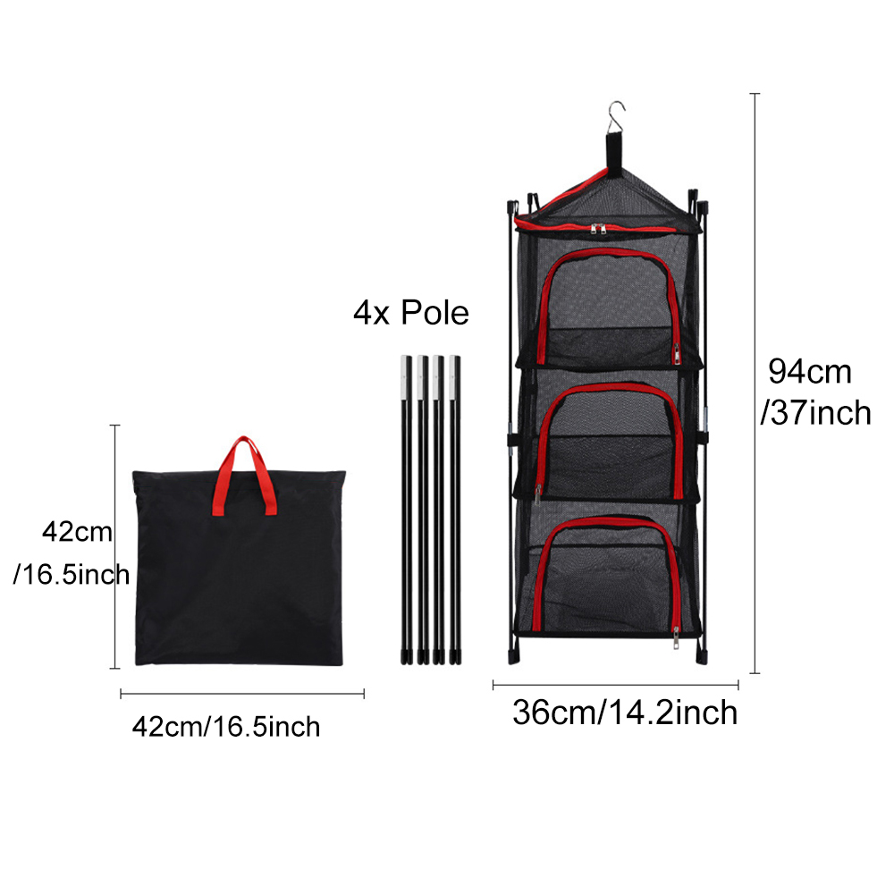 Camping Storage Drying Net 3 L - Outdoor Camping Cooking Equipment 评论和价格