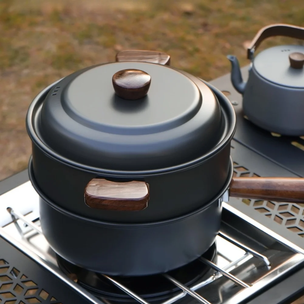 3L Camping Cooking Pot Set Alu - Outdoor Camping Cooking Equipment 评论和价格