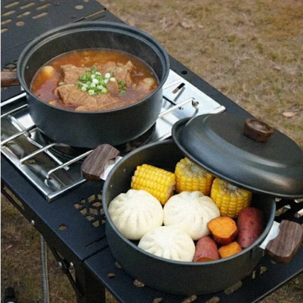 3L Camping Cooking Pot Set Alu - Outdoor Camping Cooking Equipment 评论和价格