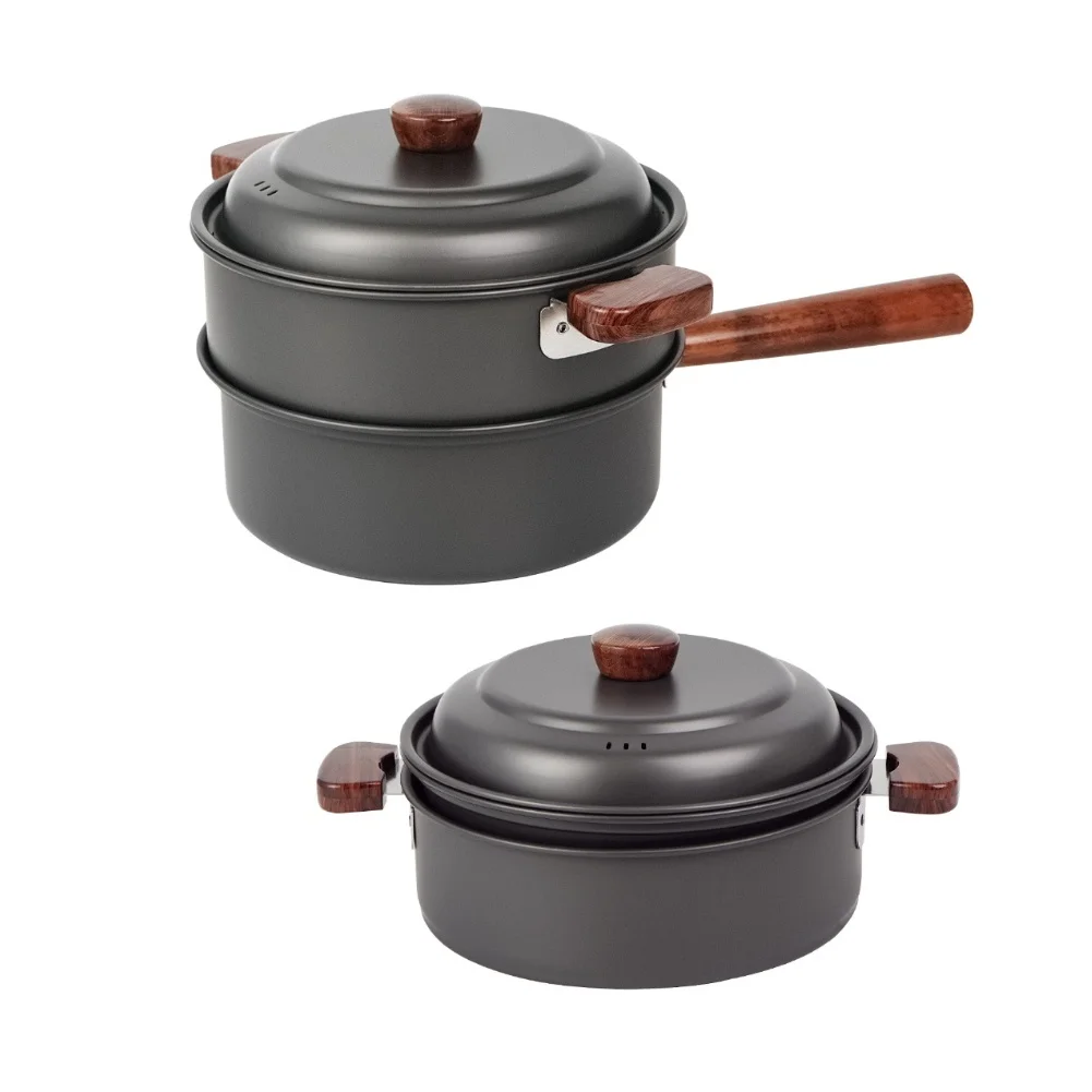 3L Camping Cooking Pot Set Alu - Outdoor Camping Cooking Equipment 评论和价格