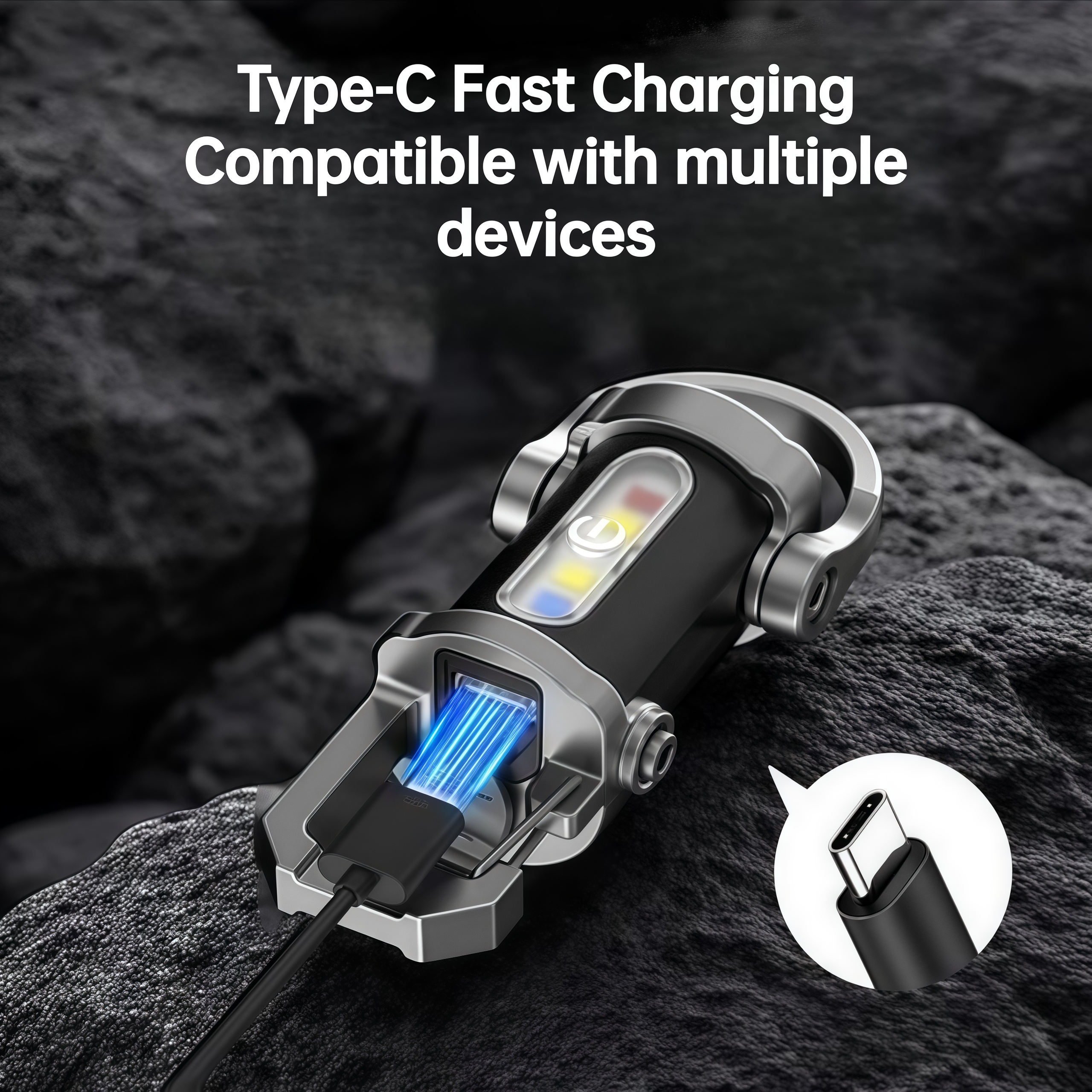 Mini TYPE-C Rechargeable LED F - Outdoor Camping Tools 评论和价格