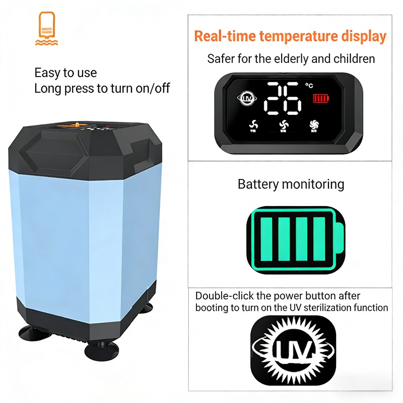 5400mAh/9000mAh Outdoor Portab - Outdoor Camping Shower 评论和价格