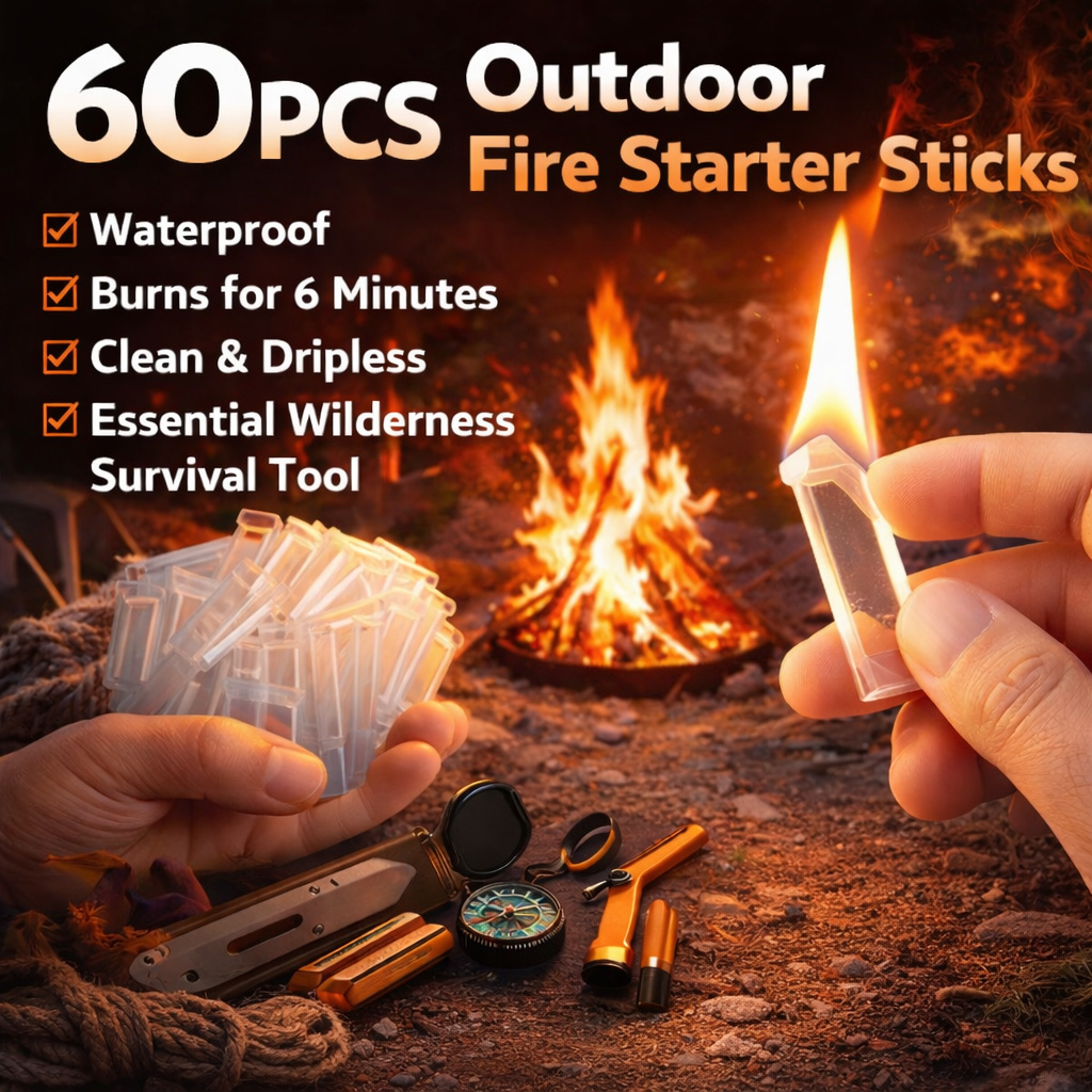 60PCS Waterproof Fire Starter  - Camping Quiet 评论和价格