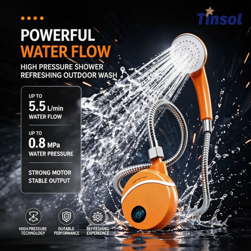 2026 Portable New Camping Show - Outdoor Camping Shower 评论和价格