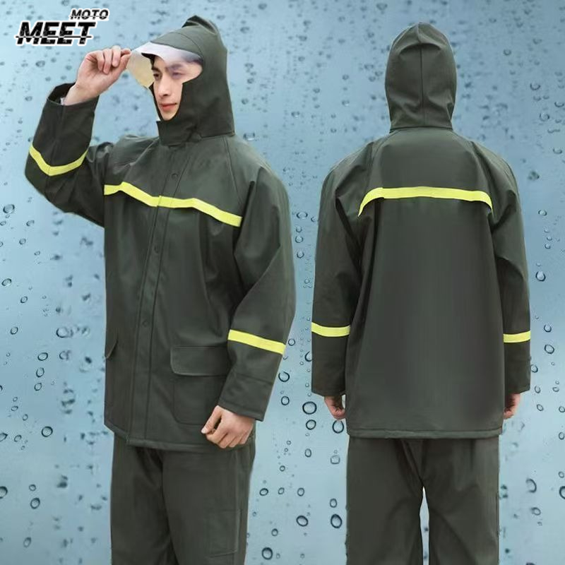 Riding Raincoat and Rain Pants - Camping Rain Poncho 评论和价格
