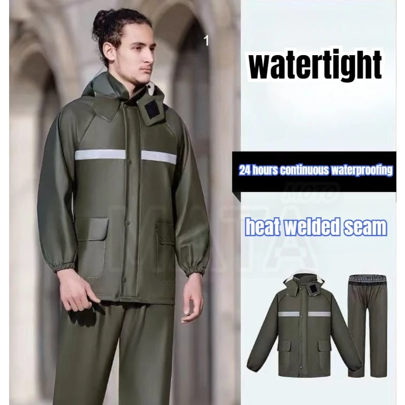 Riding Raincoat and Rain Pants - Camping Rain Poncho 评论和价格