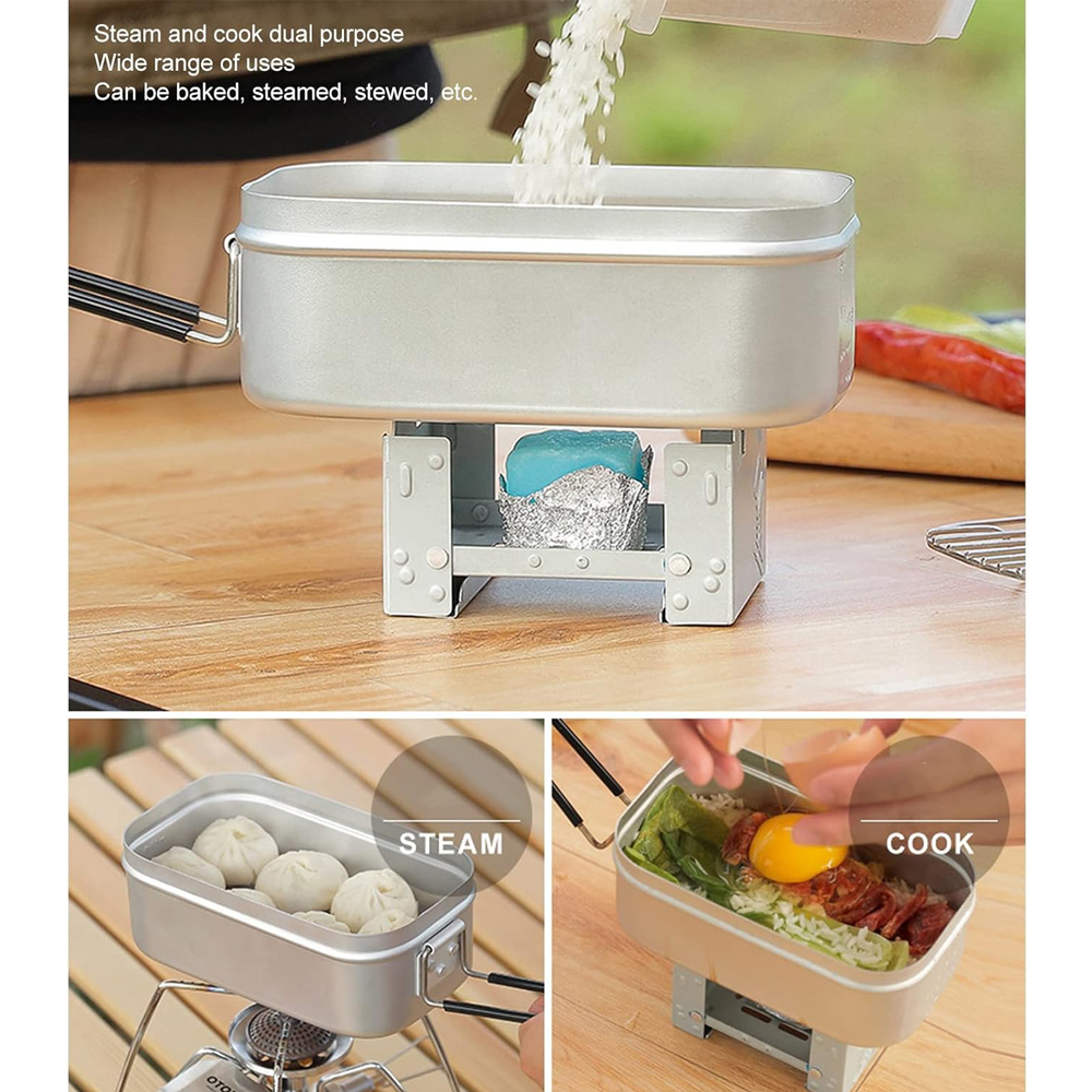 Foldable Bento Box Handle, Lun - Outdoor Camping Cooking Equipment 评论和价格