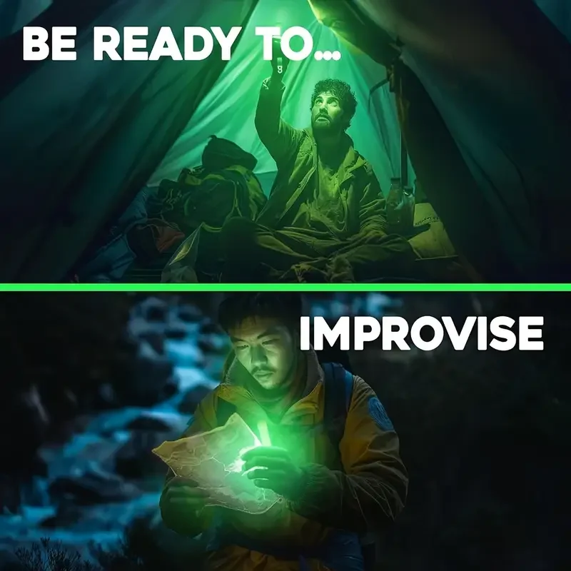 Green Chemiluminescent Glow-in - Glow Sticks Survival 评论和价格