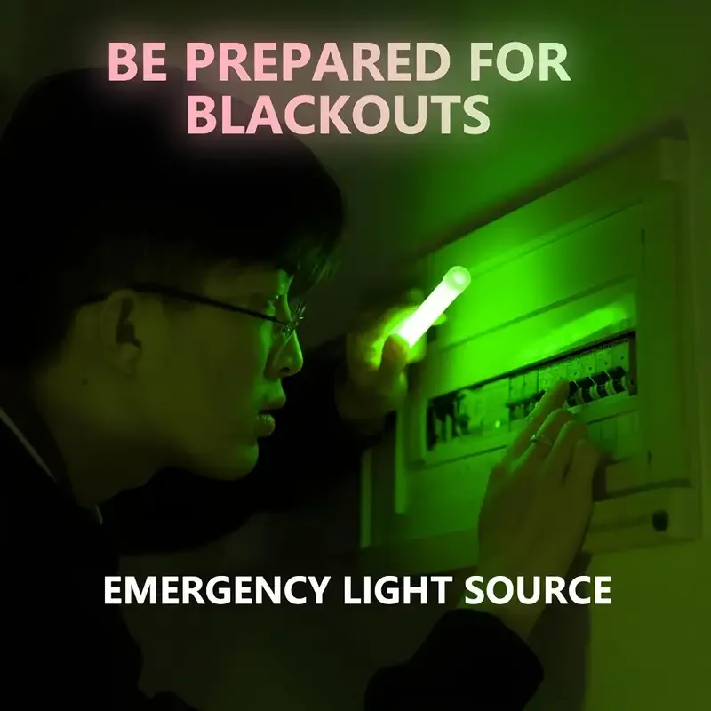 Green Chemiluminescent Glow-in - Glow Sticks Survival 评论和价格