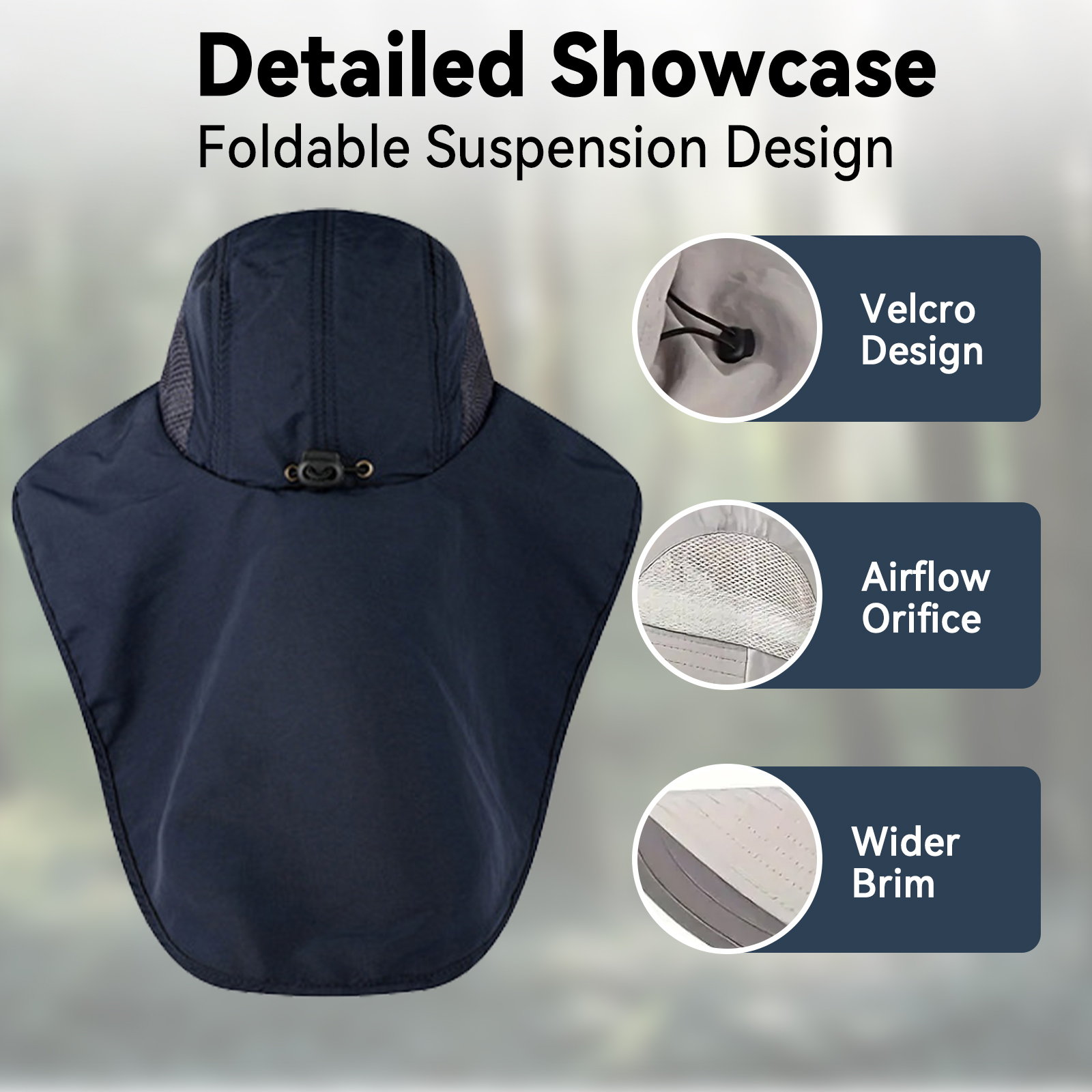 Outdoor UV Protection Sun Hat  - Camping Outdoor Quick Drying Sun Neck Protection Cap Hat 评论和价格