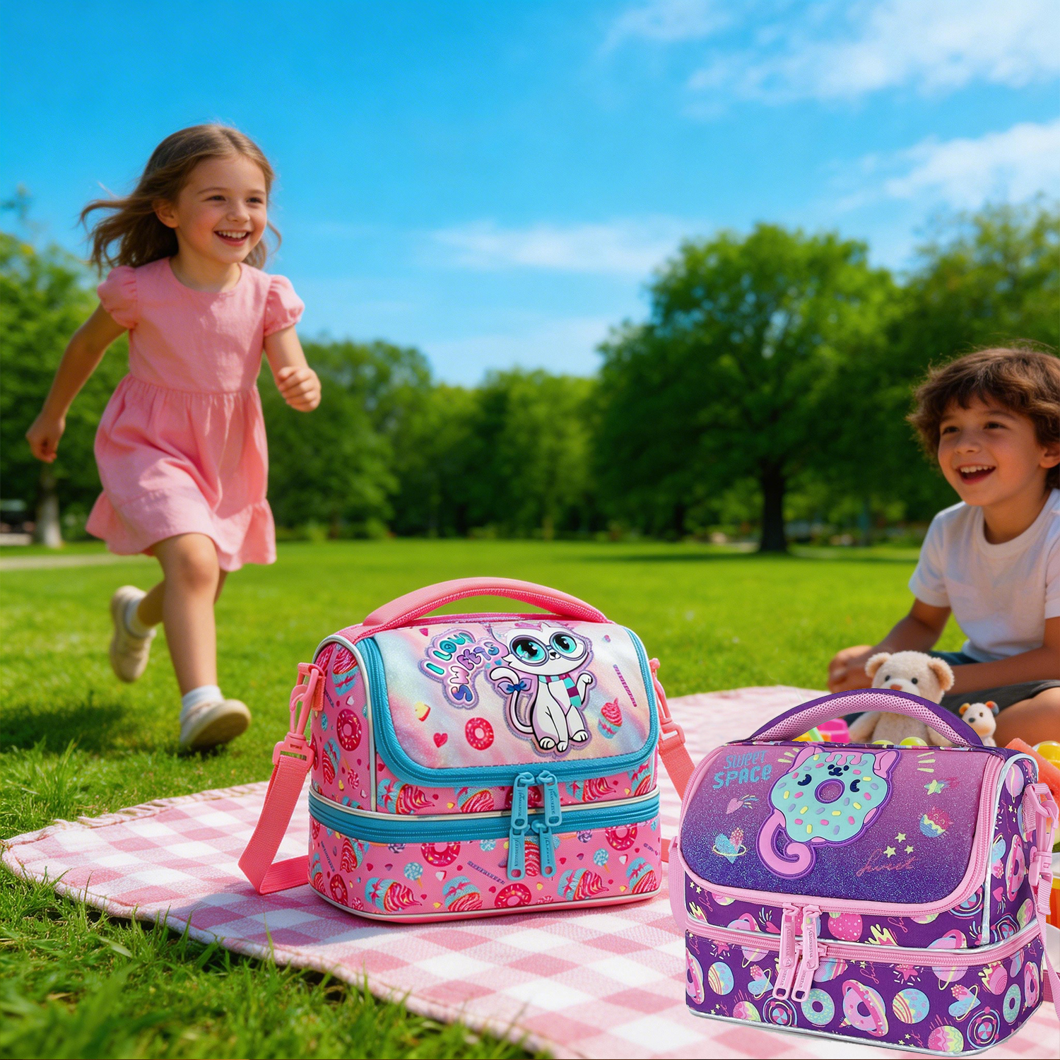 Lunch Bag for Kids Large Capac - Outdoor Camping For Kids 评论和价格