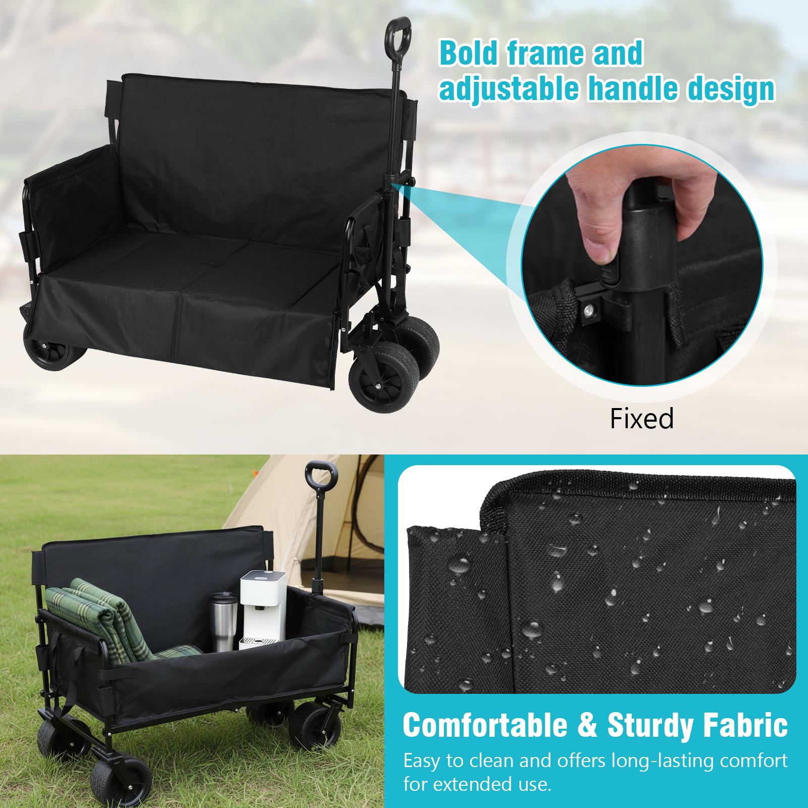 Large Capacity Collapsible Wag - Outdoor Camping Stores 评论和价格