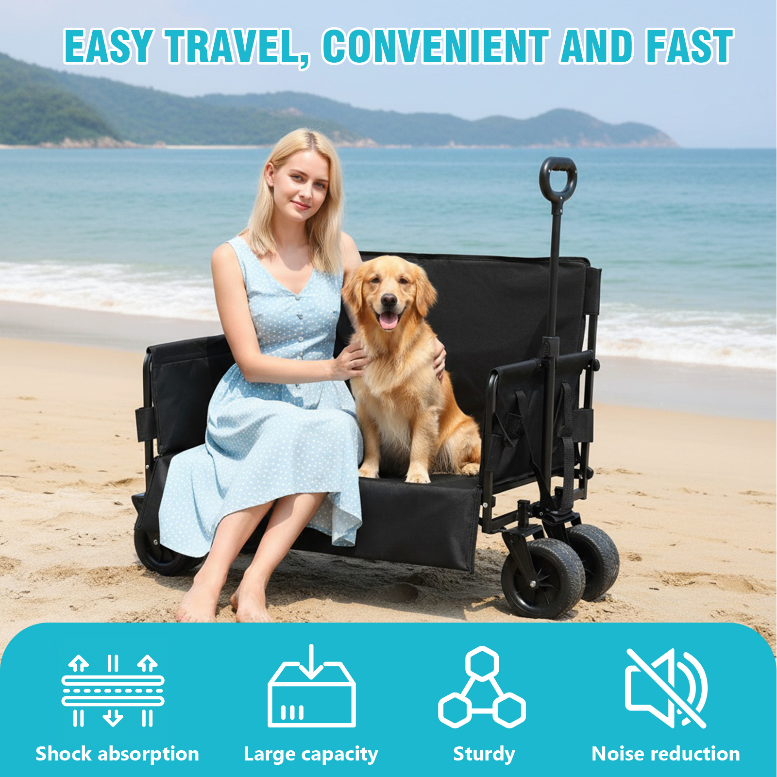 Large Capacity Collapsible Wag - Outdoor Camping Stores 评论和价格