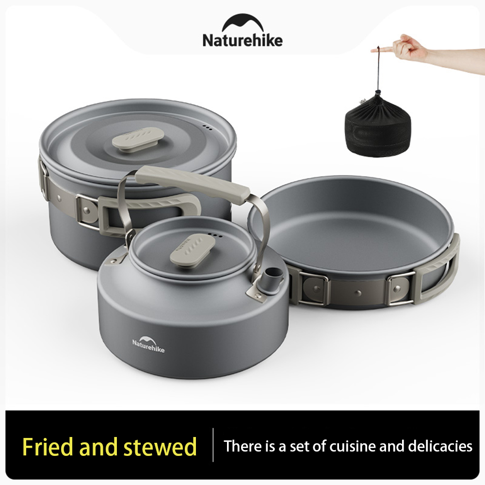 Naturehike Outdoor Pot Set,Cam - Outdoor Camping Cooking Equipment 评论和价格
