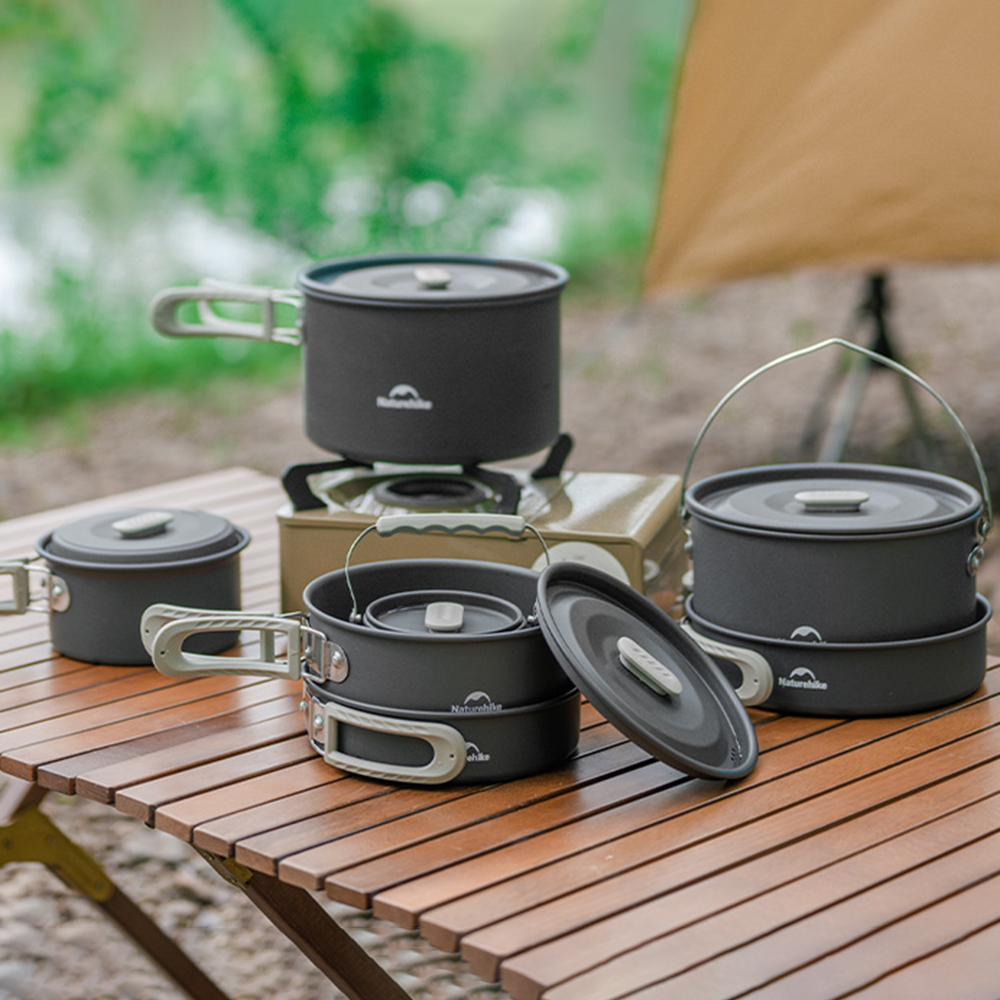 Naturehike Outdoor Pot Set,Cam - Outdoor Camping Cooking Equipment 评论和价格